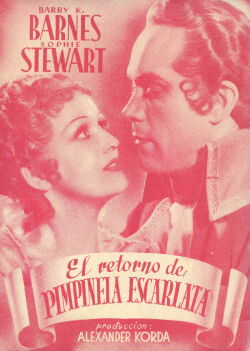 El retorno de la Pimpinela Escarlata (1937)