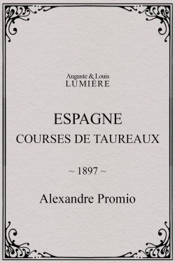 Espagne : courses de taureaux (1897)
