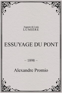 Essuyage du pont (1898)