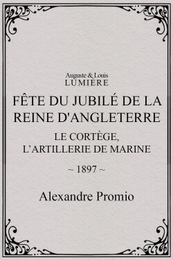 Fête du jubilé de la reine d'Angleterre : le cortège, l’artillerie de marine (1897)