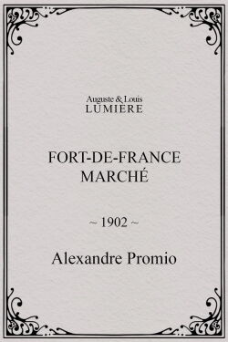 Fort-de-France : marché (1902)