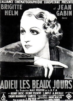 Goodbye Beautiful Days (1933)