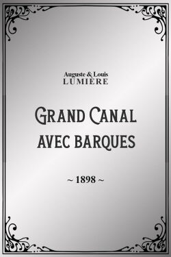 Grand Canal avec barques (1898)