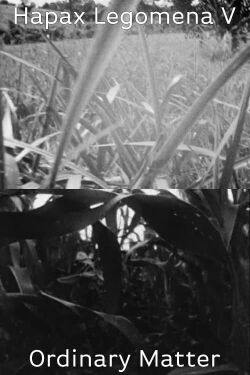 Hapax Legomena V: Ordinary Matter (1972)