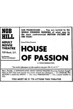 House of Passion (1969)