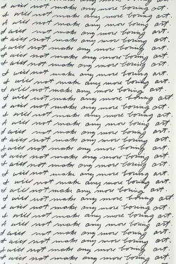 I Will Not Make Any More Boring Art (1987)