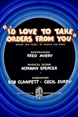 I'd Love to Take Orders from You (1936)
