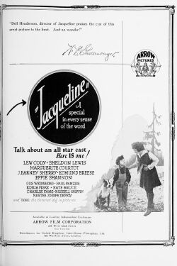 Jacqueline, or Blazing Barriers (1923)