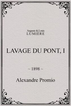 Lavage du pont, I (1898)