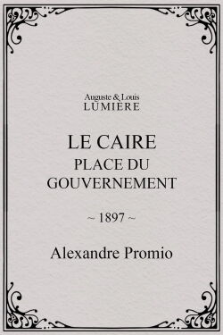 Le Caire, Place du Gouvernement (1897)