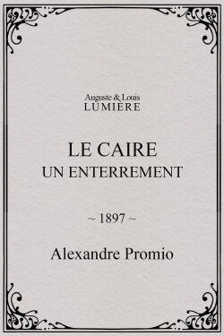 Le Caire, un enterrement (1897)