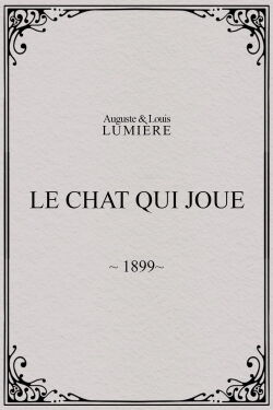Le chat qui joue (1899)