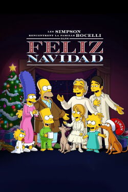 Les Simpson rencontrent la famille Bocellis dans Feliz Navidad (2022)