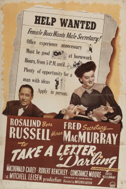 Liebling, zum Diktat (1942)