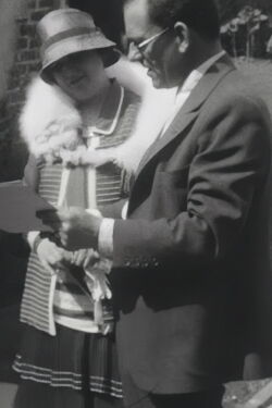 Mabel and Bill Dumphy's visit with Hazel & Lon Chaney (1928)