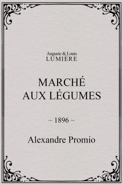 Marché aux légumes (1896)