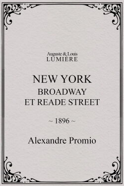 New York, Broadway et Reade Street (1896)