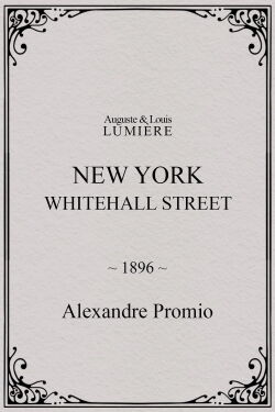 New York, Whitehall Street (1896)