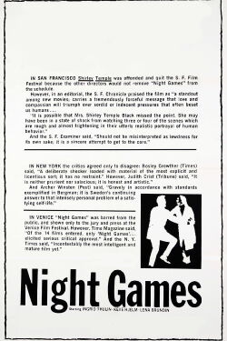 Night Games (1966)