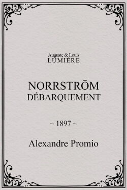 Norrström : débarquement (1897)