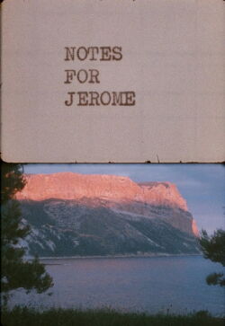Notes for Jerome (1978)