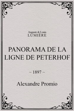 Panorama de la ligne de Peterhof (1897)