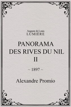 Panorama des rives du Nil, [II] (1897)