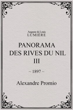 Panorama des rives du Nil, [III] (1897)