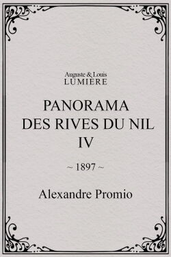 Panorama des rives du Nil, [IV] (1897)