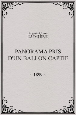 Panorama pris d'un ballon captif (1898)