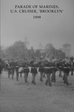 Parade of Marines, U.S. Cruiser, 'Brooklyn' (1898)