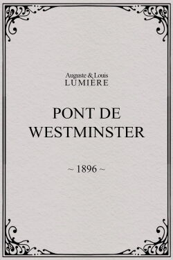 Pont de Westminster (1896)