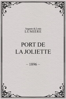 Port of La Joliette (1896)