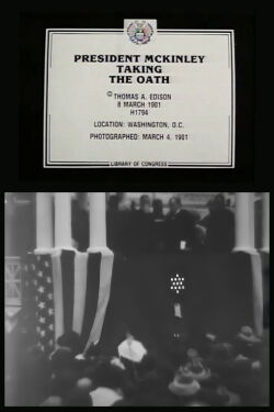 President McKinley Taking the Oath (1901)