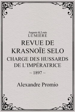 Revue de Krasnoïe Selo : charge des hussards de l’impératrice (1897)