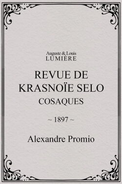 Revue de Krasnoïe Selo : cosaques (1897)