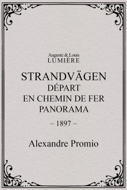 Saltsjöbaden : départ en chemin de fer, panorama (1897)