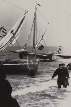 Scheveningen, Dutch Fishing Boats (1898)