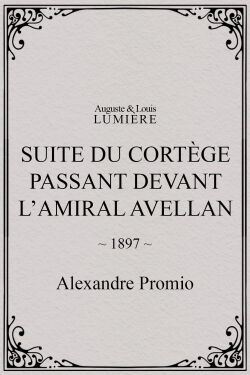 Suite du cortège passant devant l’amiral Avellan (1897)