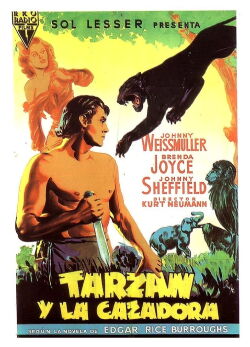 Tarzán y la cazadora (1947)