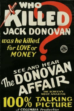 The Donovan Affair (1929)