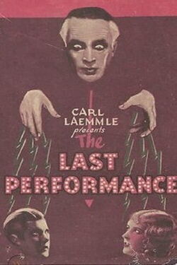 The Last Performance (1929)