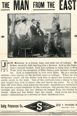 The Man from the East (1911)