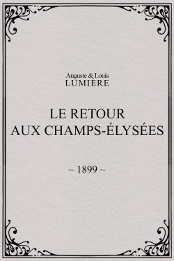 The Return to Champs-Élysées (1899)
