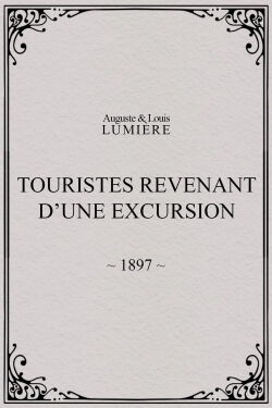 Touristes revenant d’une excursion (1897)