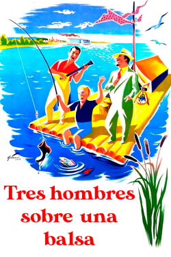 Tres hombres sobre una balsa (1954)