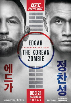 UFC Fight Night 165:  Edgar vs The Korean Zombie (2019)