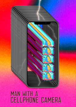Um homem com um celular (2023)