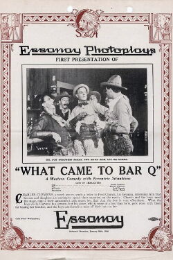 What Came to Bar Q (1914)