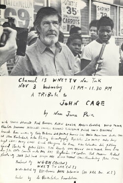 A Tribute to John Cage (1976) A Tribute to John Cage (1976)
